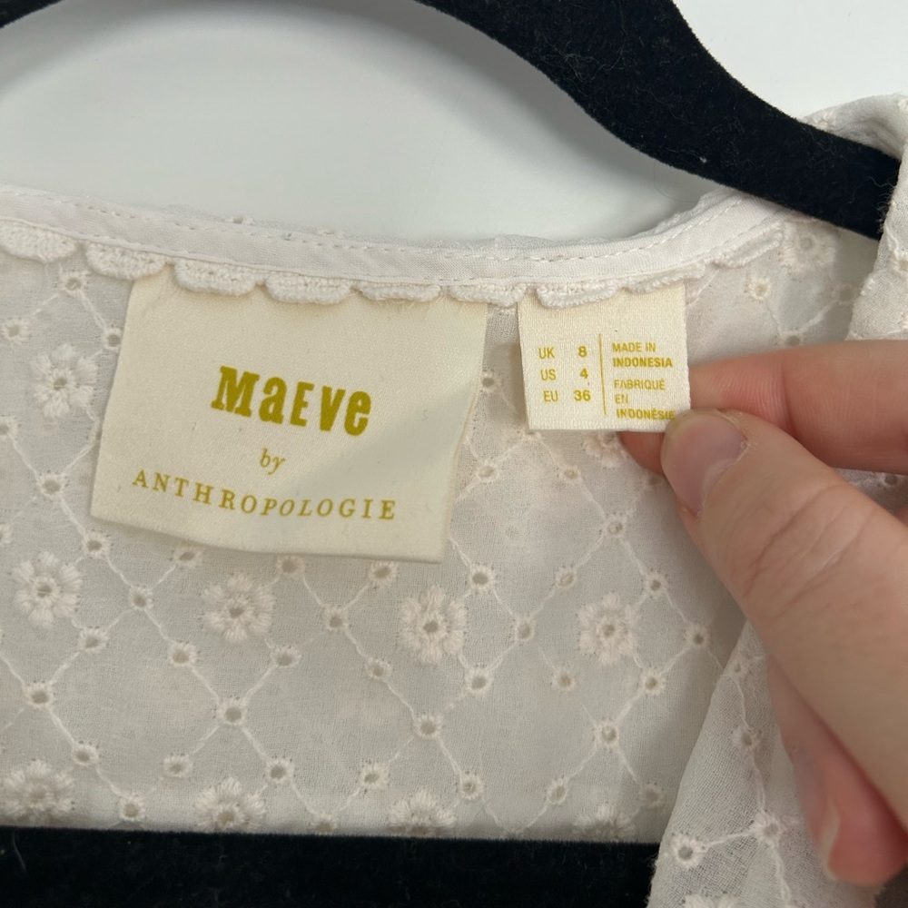 Maeve Anthropologie Laila Ruffled Blouse - Picture 3 of 5
